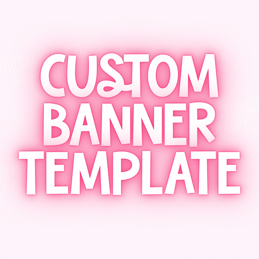 CUSTOM BANNER TEMPLATE | Digital File