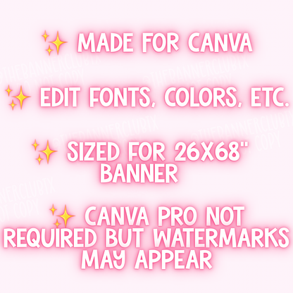 Happy Easter Arch Banner Template | Digital File