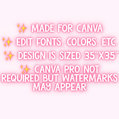 Back to School Minis Banner Template | Digital File