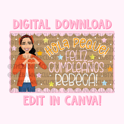 Peque Banner Template | Digital File