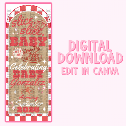 Slice Slice Baby Arch Banner Template | Digital File
