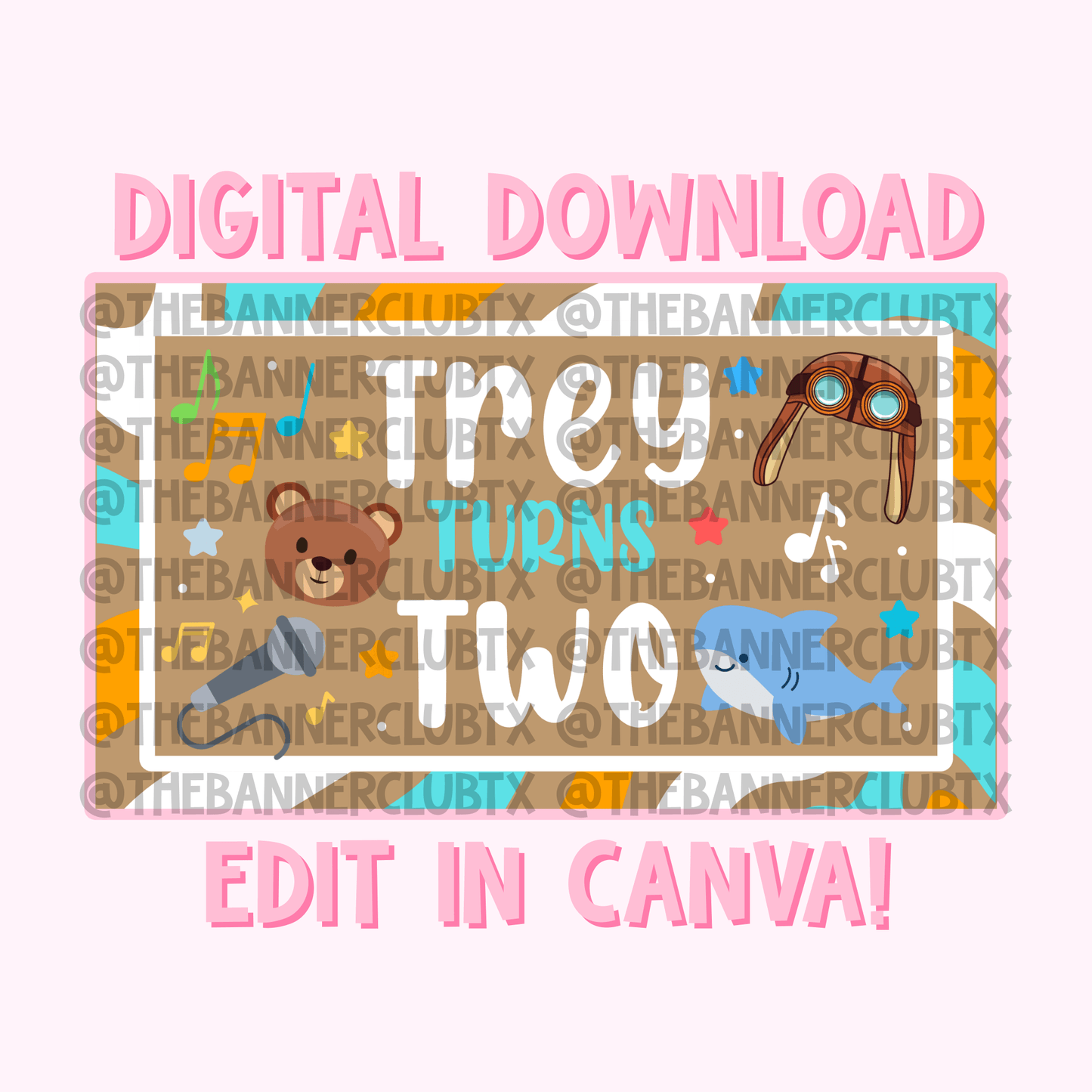Danny Go Banner Template | Digital File