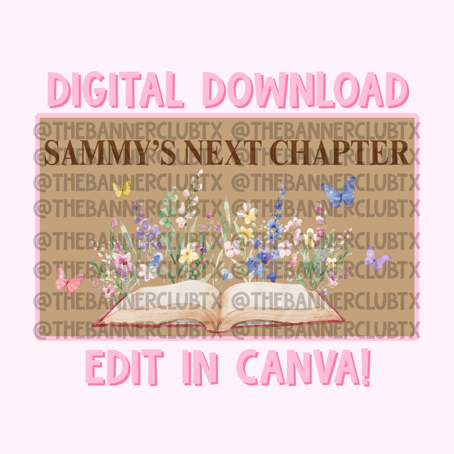 Next Chapter Banner Template | Digital File